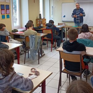 FA M. Leduc à Saint Charles avec les germanistes du collège