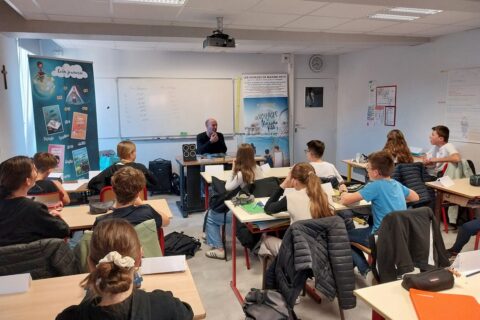 Auteur jeunesse présent au collège Saint Charles