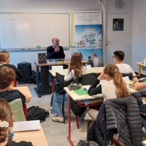 RJH Lascols présent au collège Saint Charles